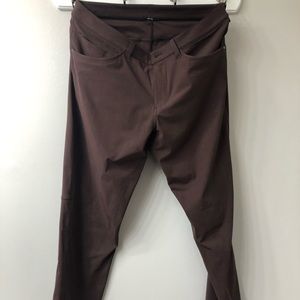 Burgundy ABC lululemon pants